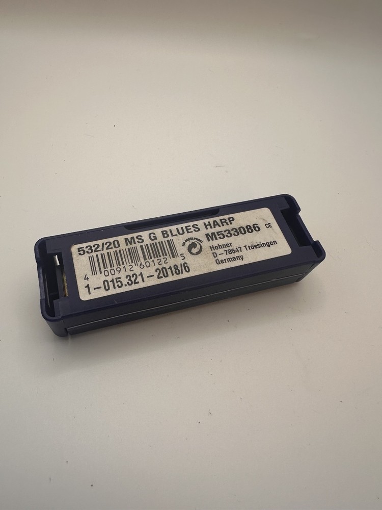 Vintage Old Hohner Blues Harp Harmonica G