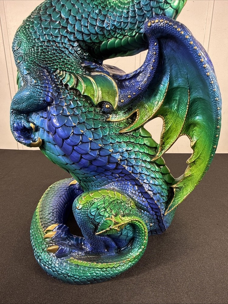 Windstone Editions Emperor Dragon Emerald Peacock