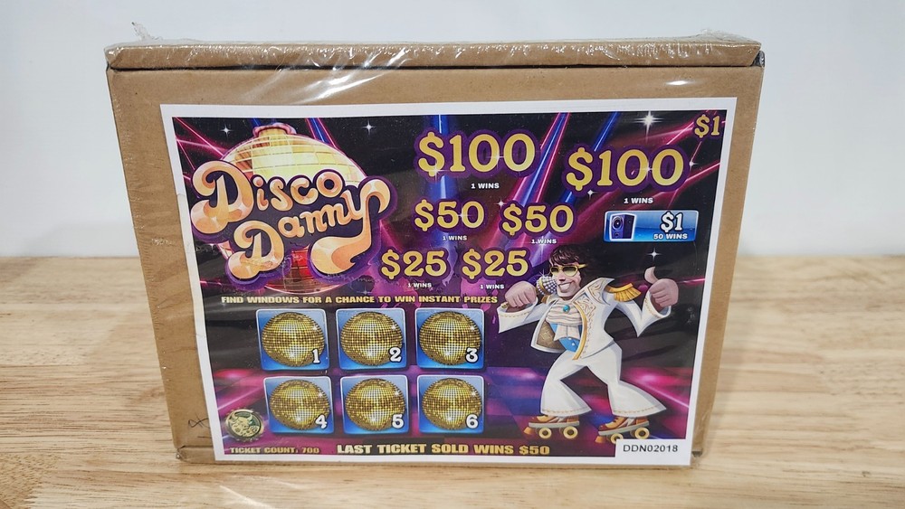 sealed Disco Danny pull tickets-700 ct.