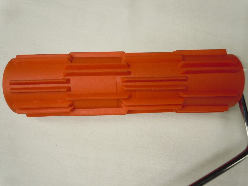 3 Patterned 7" Paint Roller Decorative Embossed Texture Wall Tool Lot