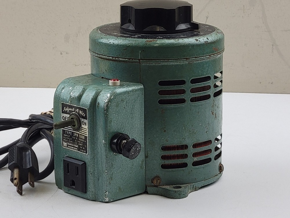 Matheson Scientific Type 3PN 500B Adjust-A-Volt Variac Variable Autotransformer