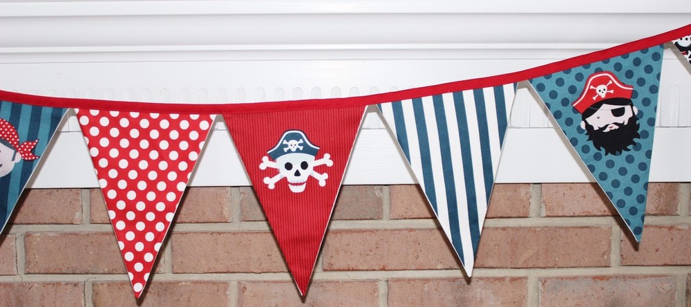 Pirate Pennant Banner Flags REDUCED