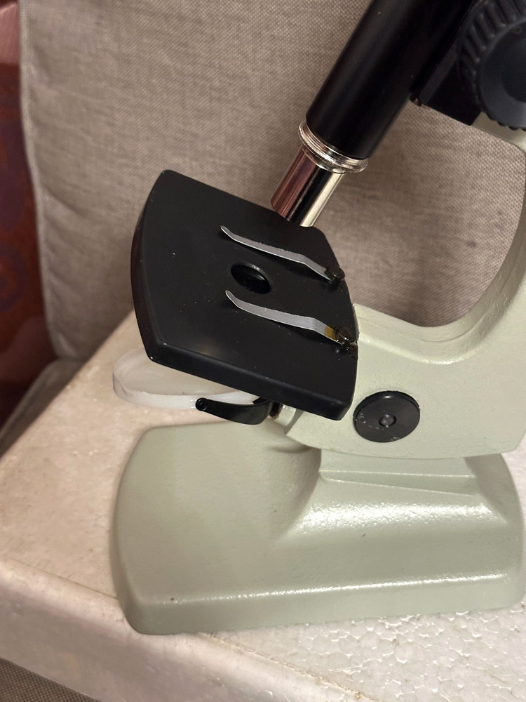 Vintage Microscope UNNAT-1 USSR OPTA Soviet school microscope