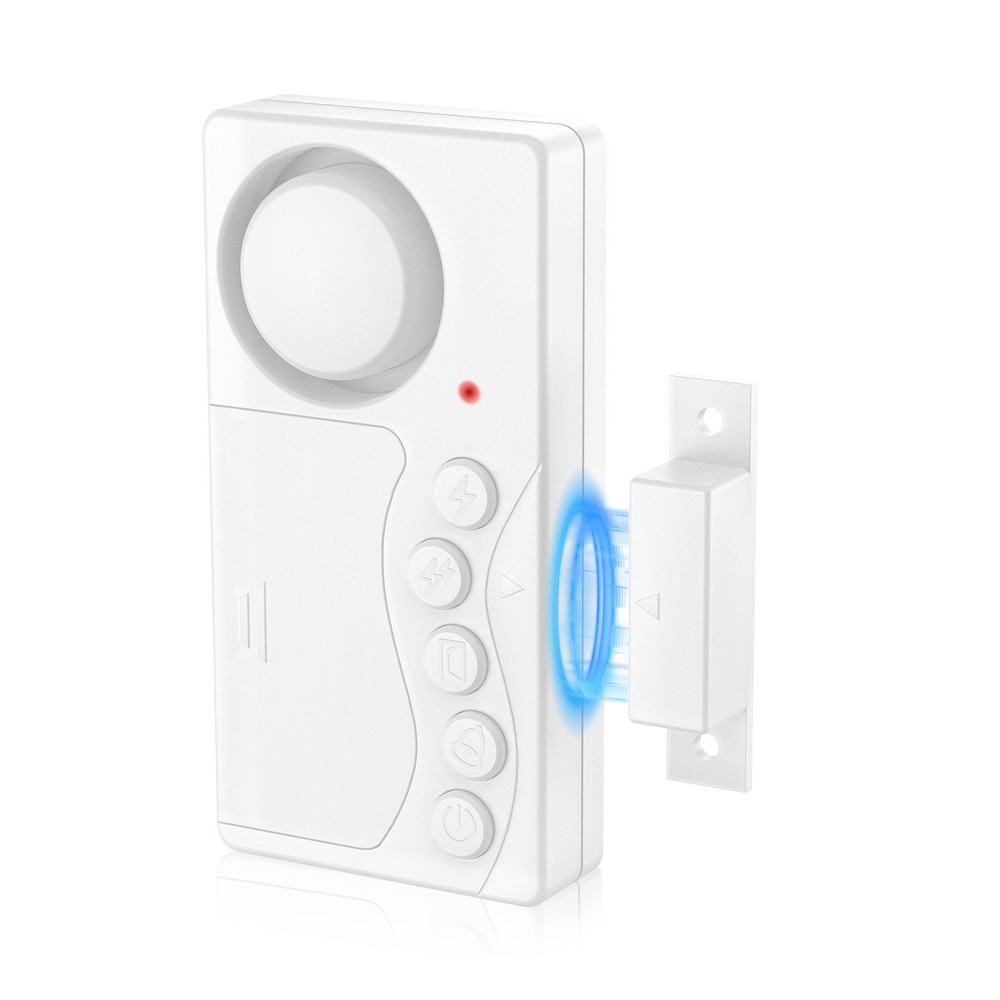 Adjustable Time Delay Freezer Alarm 108dB Loud 4 Modes Magnetic Sensor 3 Volume