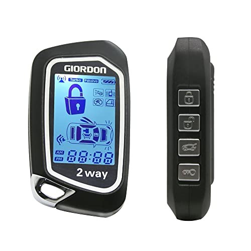 Universal Two Way Car Remote Engine Start with Two Way Remote Start Without PKE