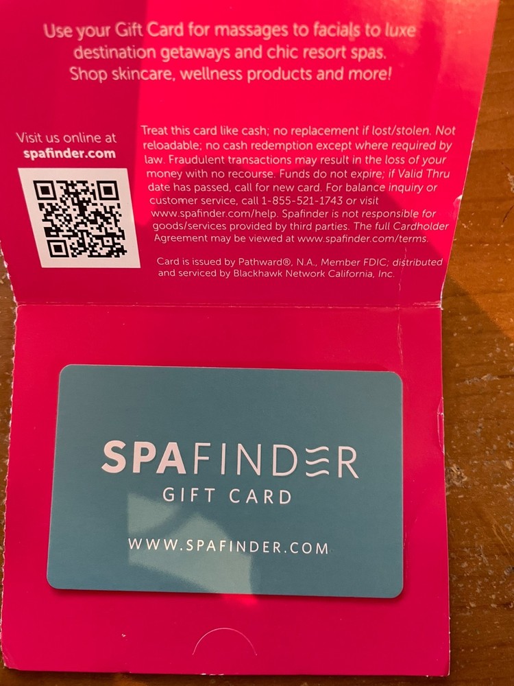 Spafinder Gift Card $50