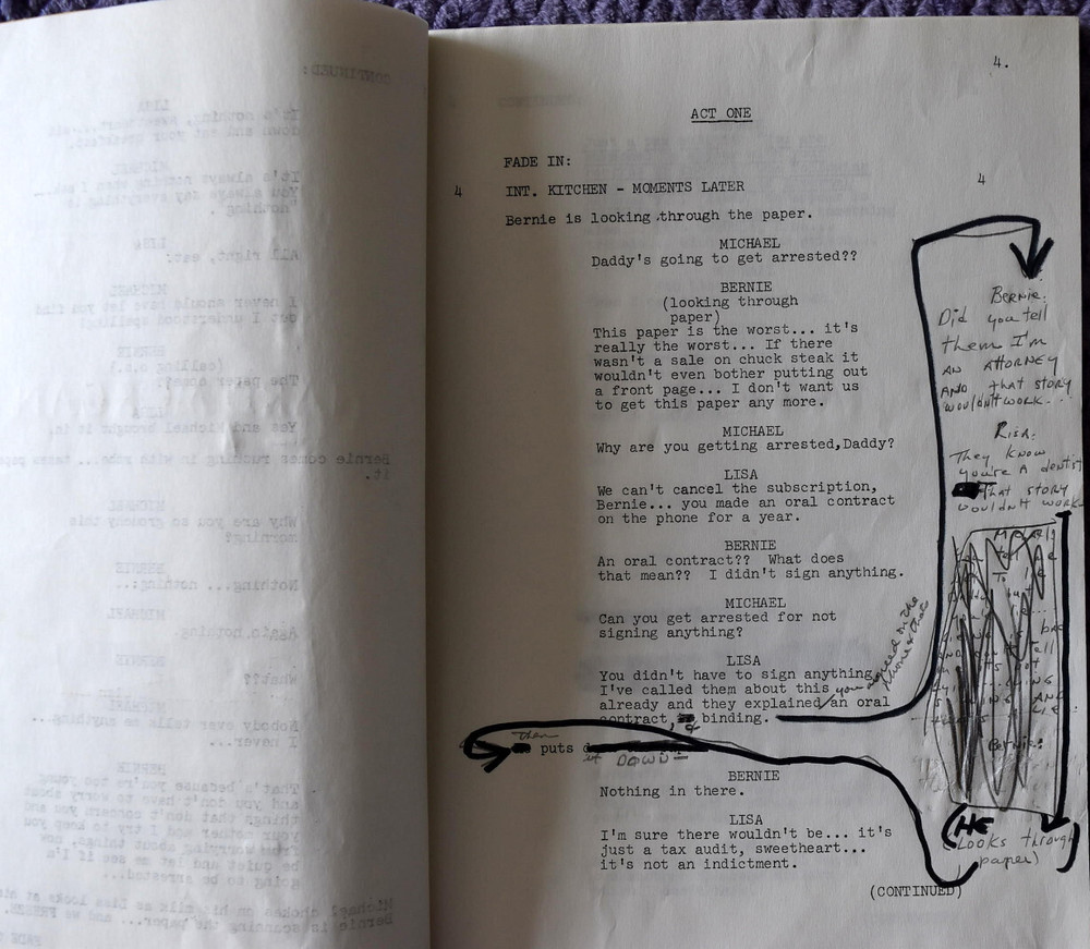 1970 " Bernard Morgan, D.D.F. " Original Screenplay Script