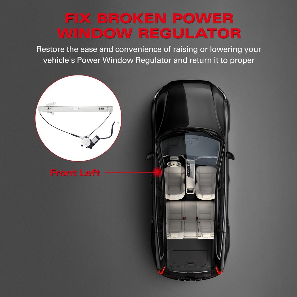 Window Regulator with Motor For Mazda MPV 2000-2006 Front Left Driver 741922