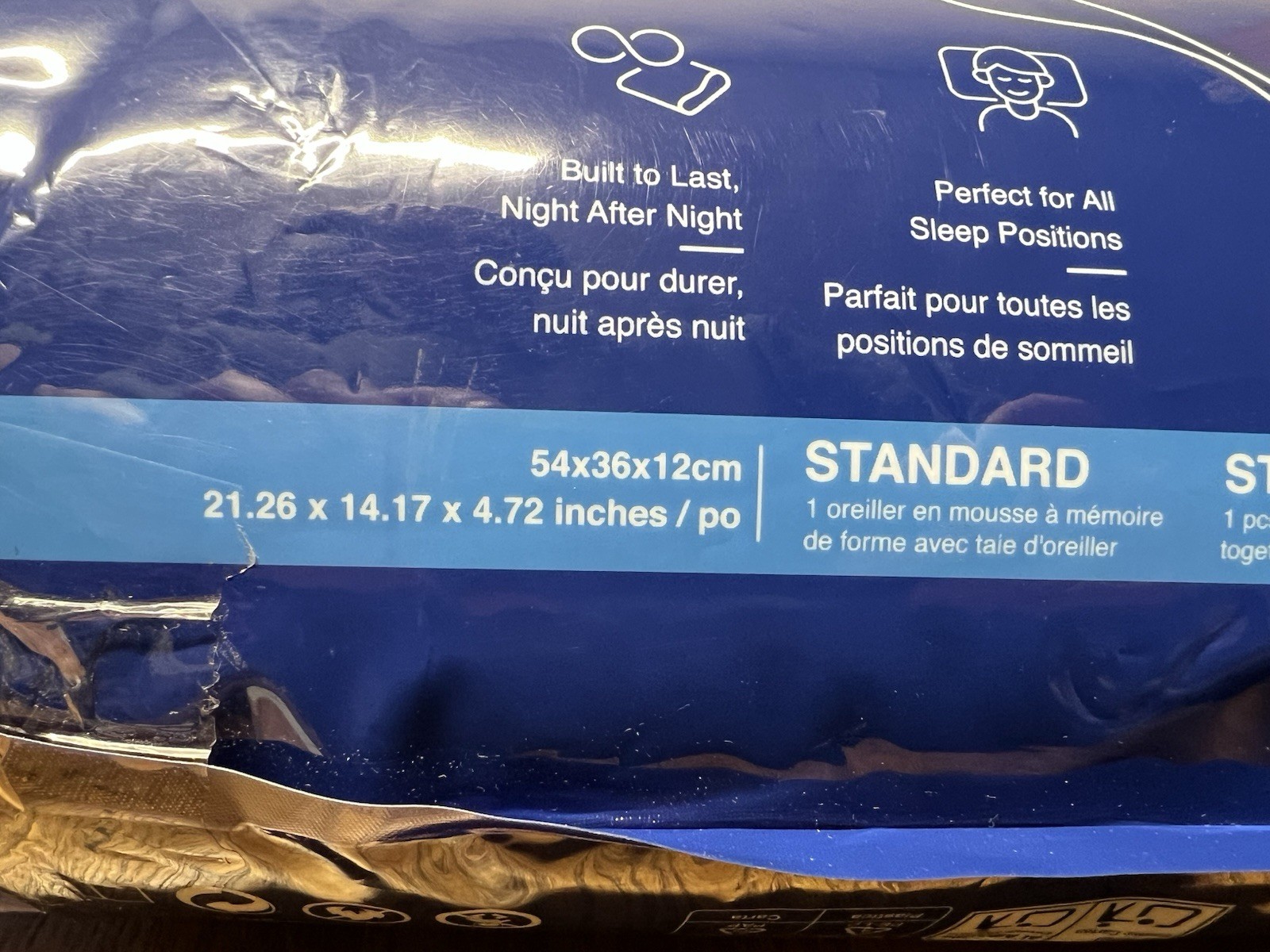 Derila Ergo Pillow Standard Memory Foam Ergo Edition FREE SHIPPING