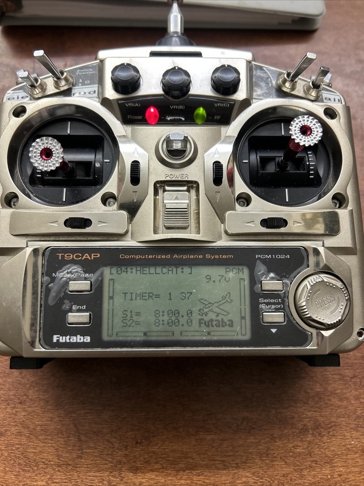 Futaba T9CAP YF-22 9-Channel Computerized RC Transmitter w/manual