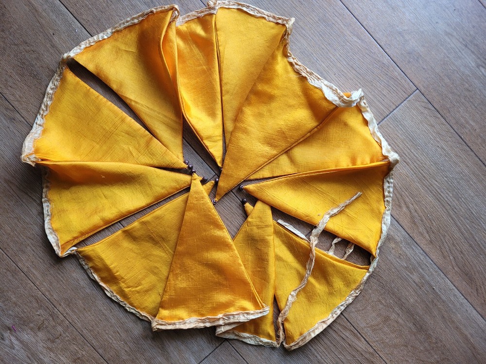 Boho Gold Silk Bunting 3m