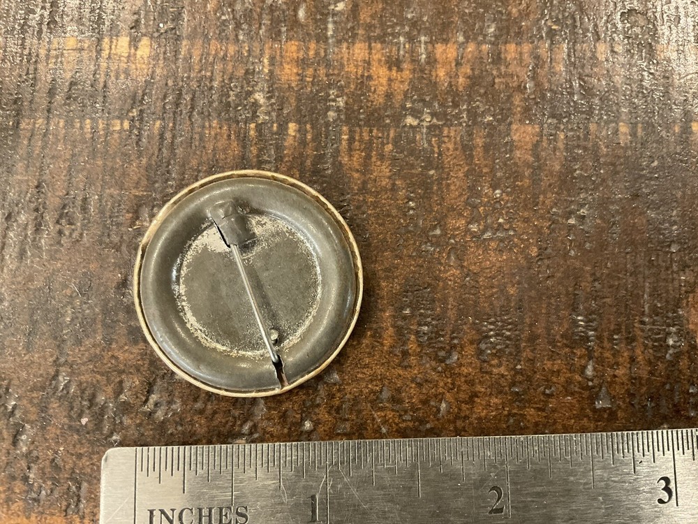ORIGINAL WWI YMCA LION BUTTON PIN