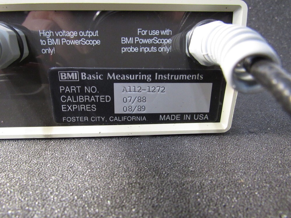 BMI A-112 Current Probe Basic Measuring Instruments 600 Amps Max A112-1272