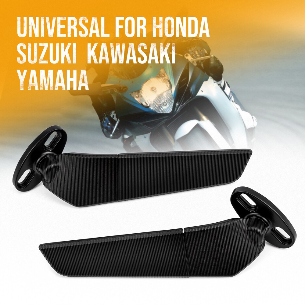 Adjustable Rearview Wind Wing Side Mirrors For Honda CBR929RR 2000-2001