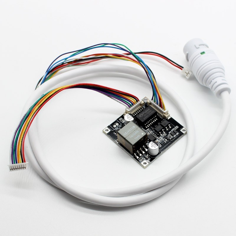 CCTV POE module Input 44-57V PCB board output DC12V with POE cable for ip camera