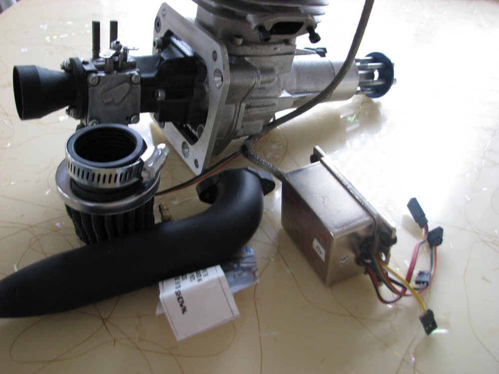 LARGE RC 3W GAS IGNITION ENGINE GERMAN MFG