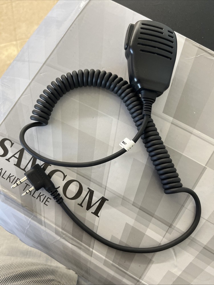 5 Pack Samcom Shoulder Mic Walkie Talkie Remote Speaker Microphone Open Box