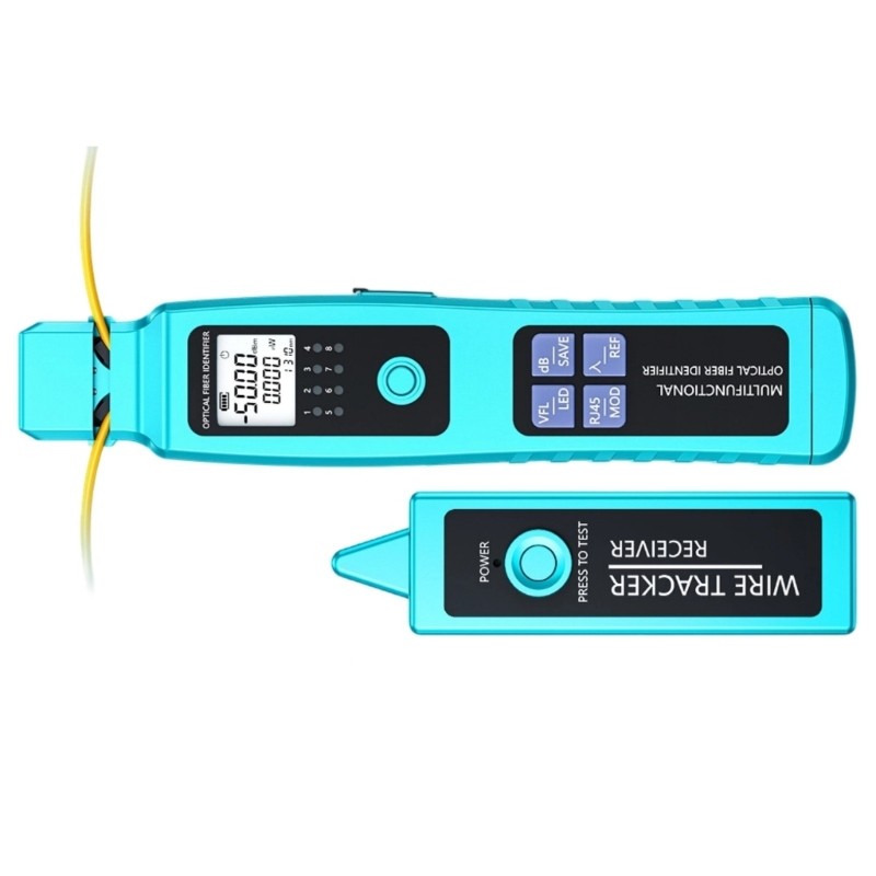 Rechargeable Multiple Use Tool for Cable Light Analysis and Connection Test