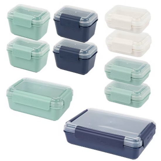 SnapLock Rectangular Food Storage Containers - 20pc
