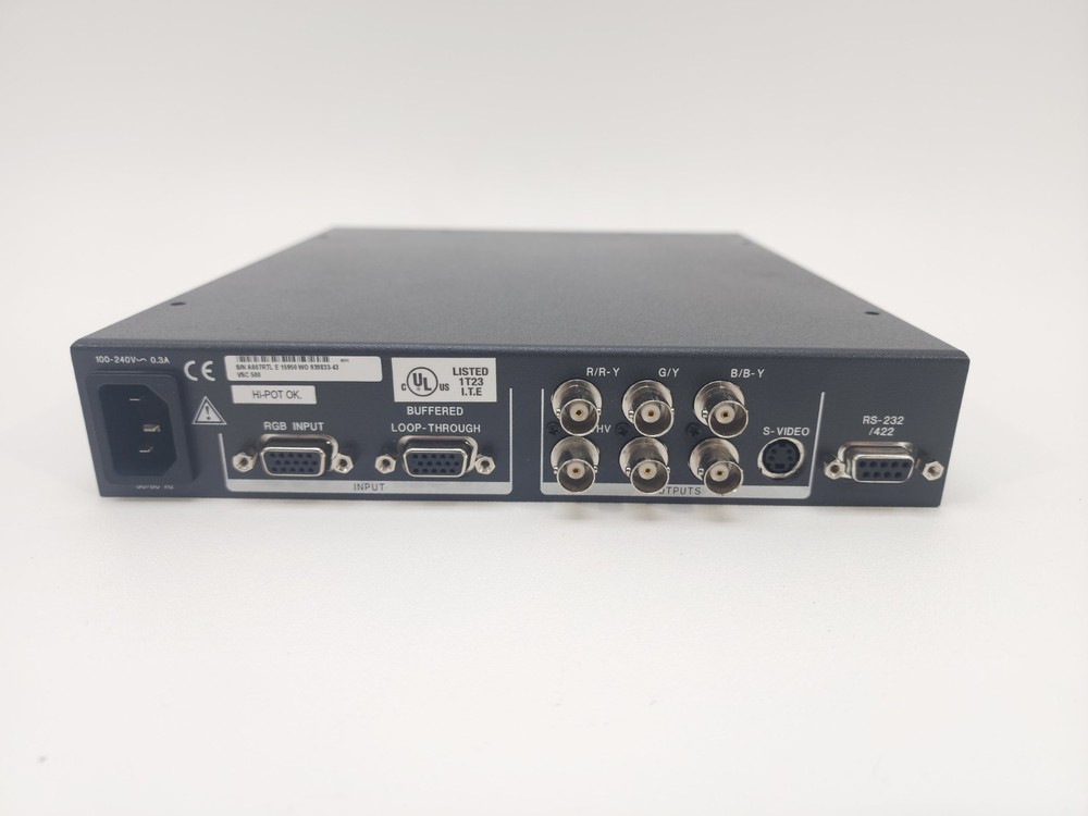EXTRON VSC 500 High Resolution Professional Computer-to-Video Scan Converter
