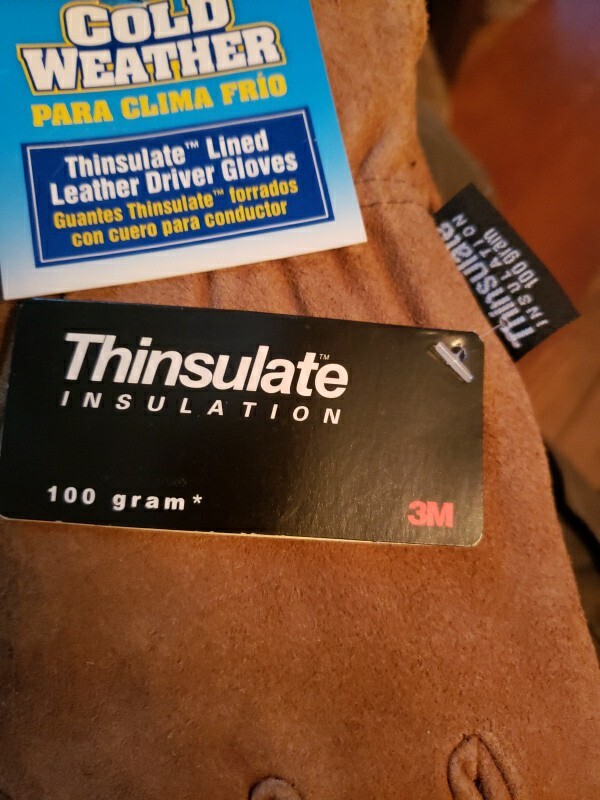 3M Thinsulate Insulation Cowhide Leather Gloves Size EXTRA Large