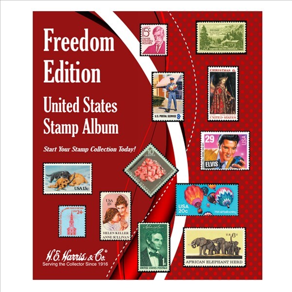 Harris United States US Stamp Starter Album Freedom Edition 125 Pages Gift Idea