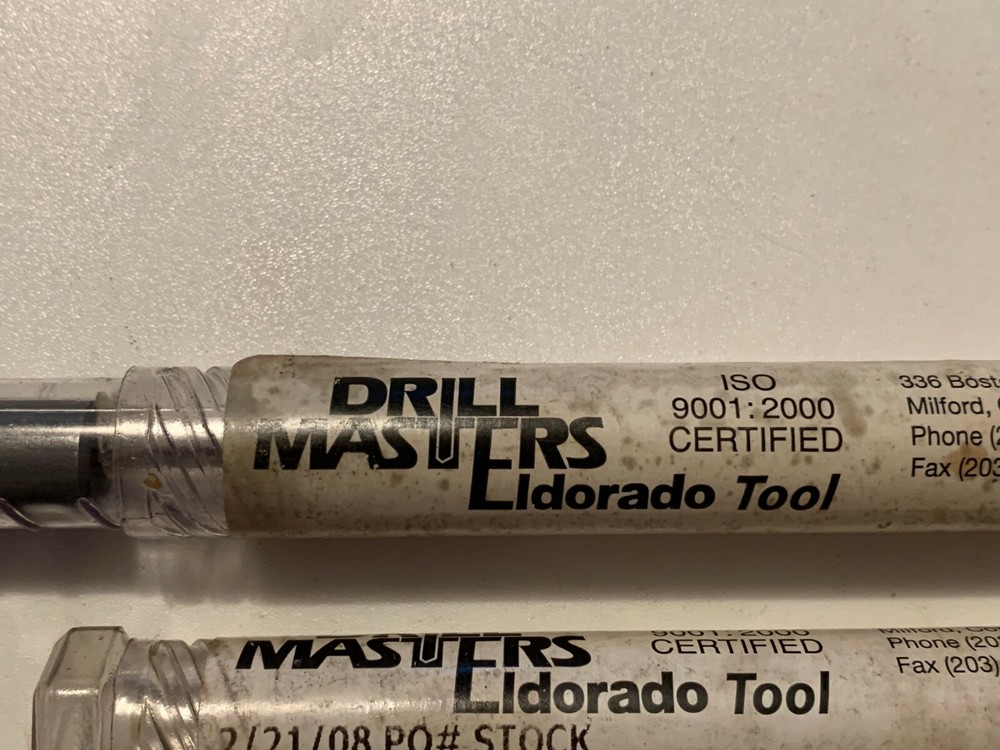 2-PCS-DRILL MASTER ELDORADO - GUN DRILL - .1094 X 6"