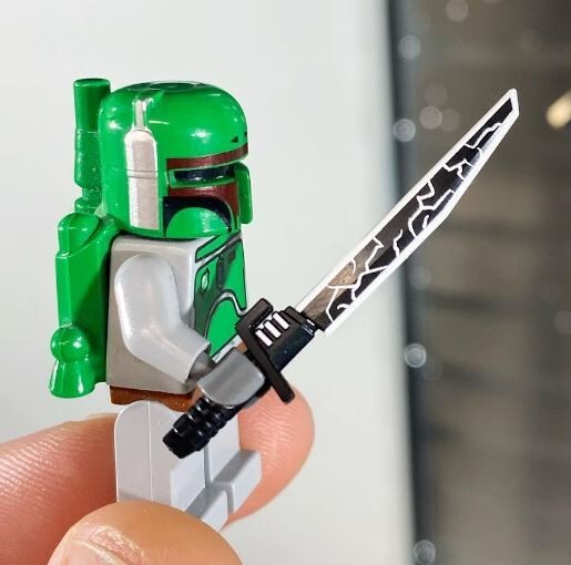 BrickTactical DARKSABER for Mini-figures Star Wars -NEW!- Mandalorian DarkSaber