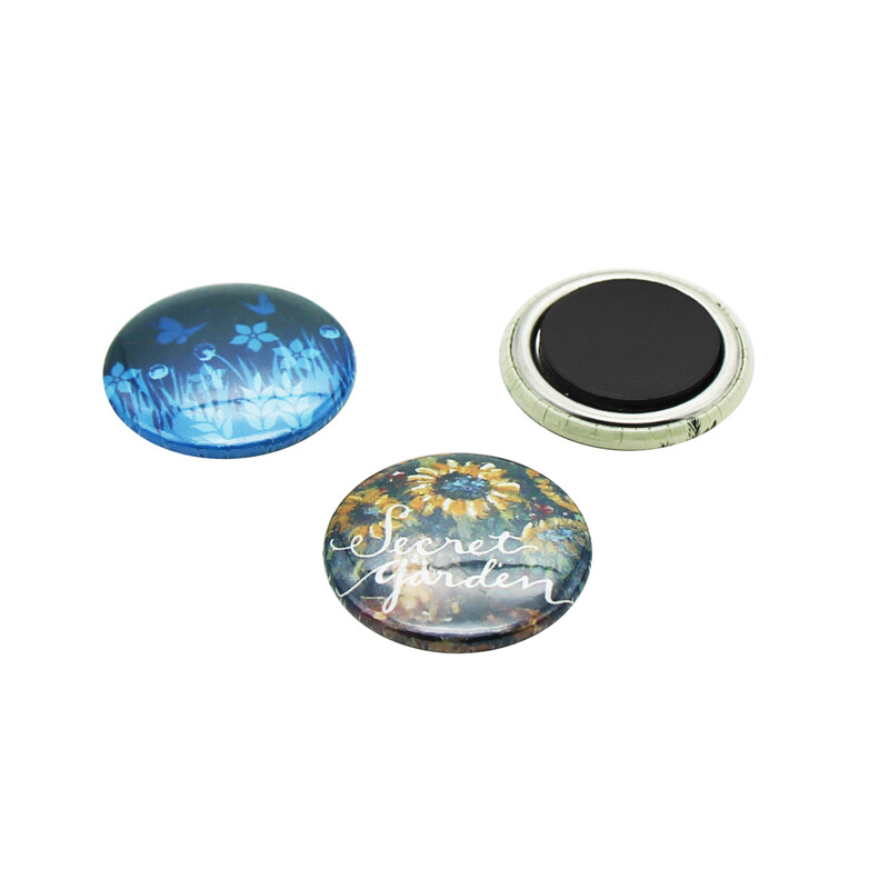 ChiButtons Rubber Magnet - 25mm Magnet Fridge Button (100 sets)
