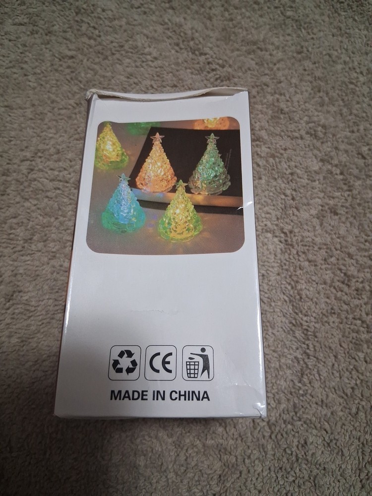 LED Christmas tree crystal