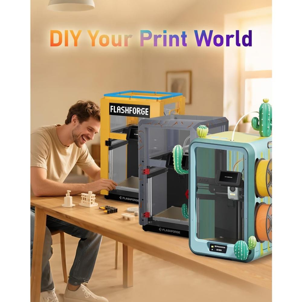 FLASHFORGE 3D Printer DIY Enclosure Kit for Multi-color AD5X Noise Reduction US