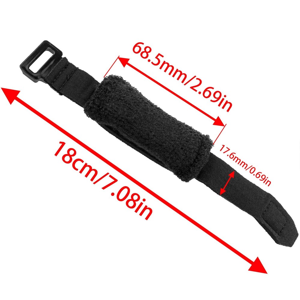 Black bass Guitar string muffler damper Adjustable guitar string damper Unive...