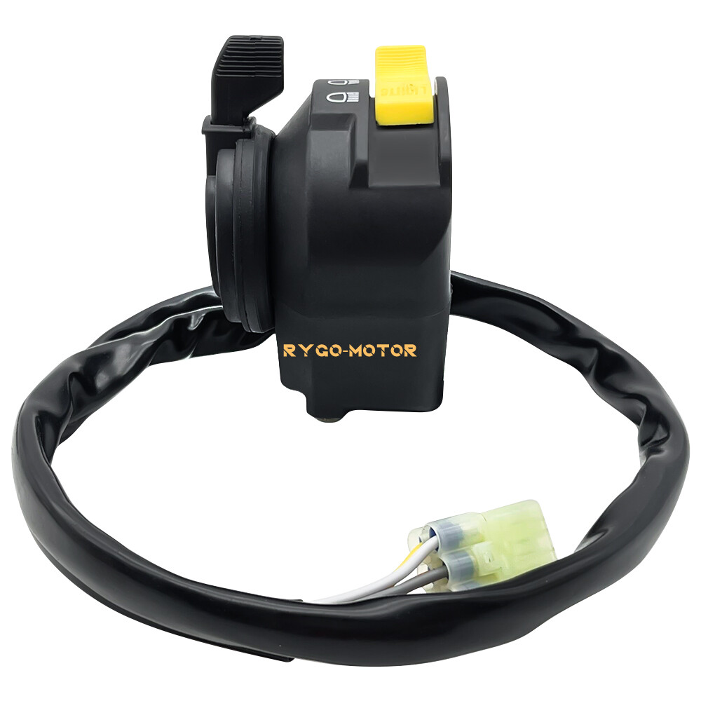 Left Handlebar Switch Start Stop Headlight for Suzuki Quadmaster Quadrunner 500