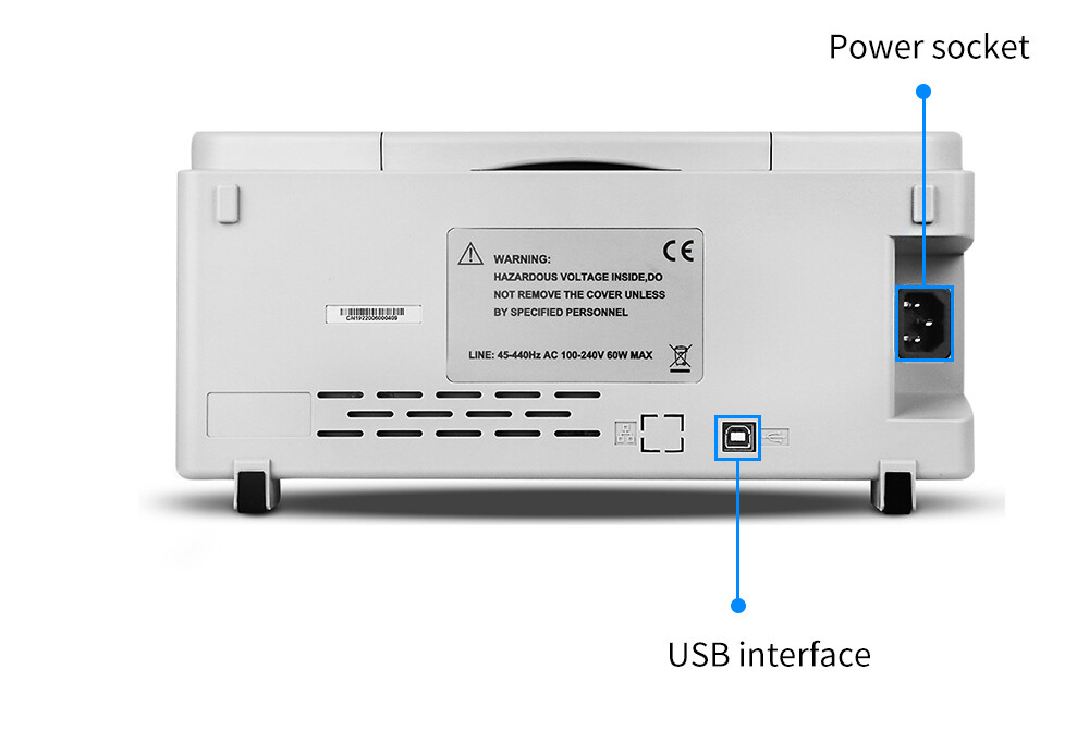 Hantek Arbitrary Waveform Function Generator HDG6202B 2CH 200MHZ 16Bit 1.25GSa/s
