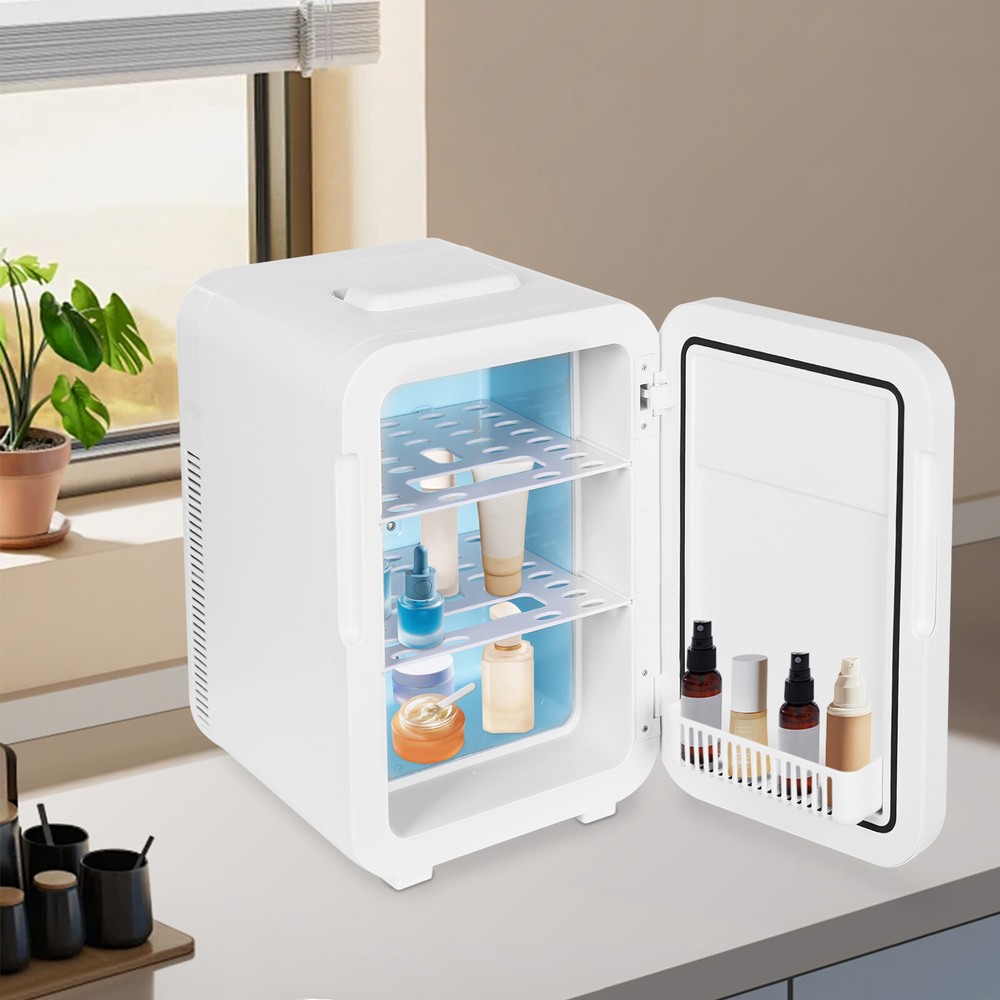 20L Multifunctional Mini Fridge Semiconductor Refrigeration Fridge Countertop US