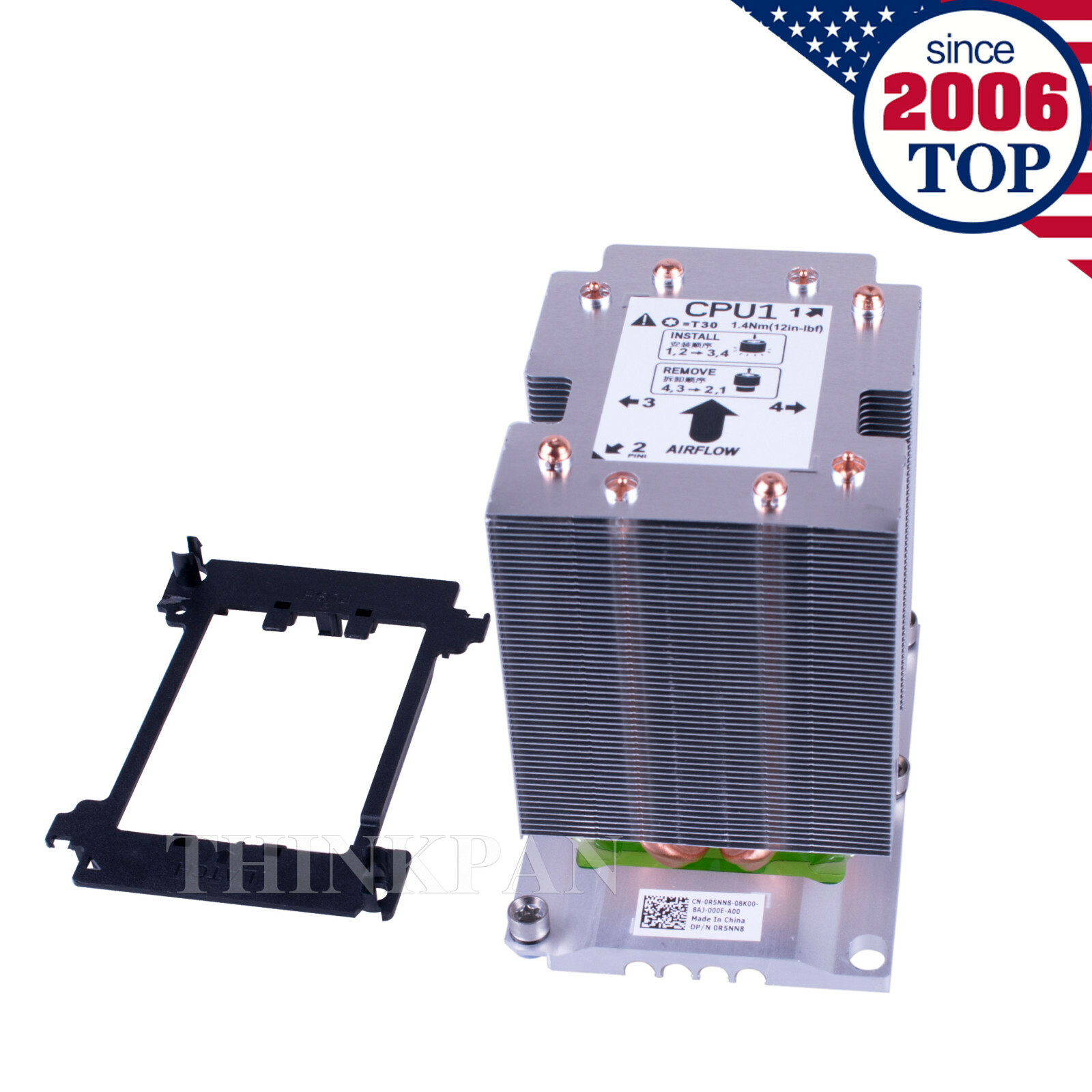 NEW Dell Precision Tower 7920 T7920 CPU Heat Sink R5NN8 and Carrier WN9TY Bundle