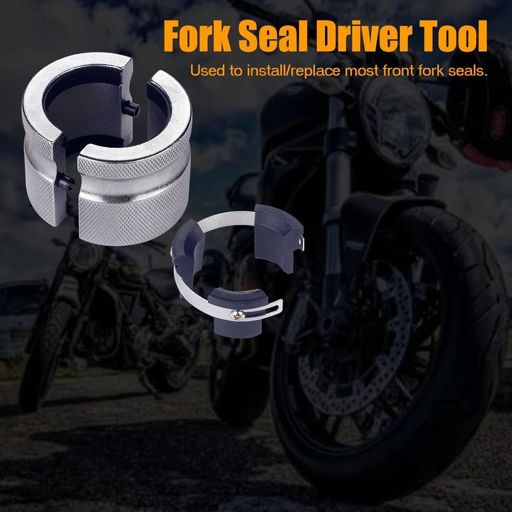 Durable Fork Seal Tool for Motorcycles, Scooters - 39mm - 50mm Adjustable Range