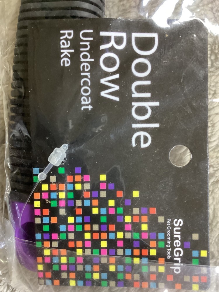 SureGrip Dog Double Row Undercoat Rake