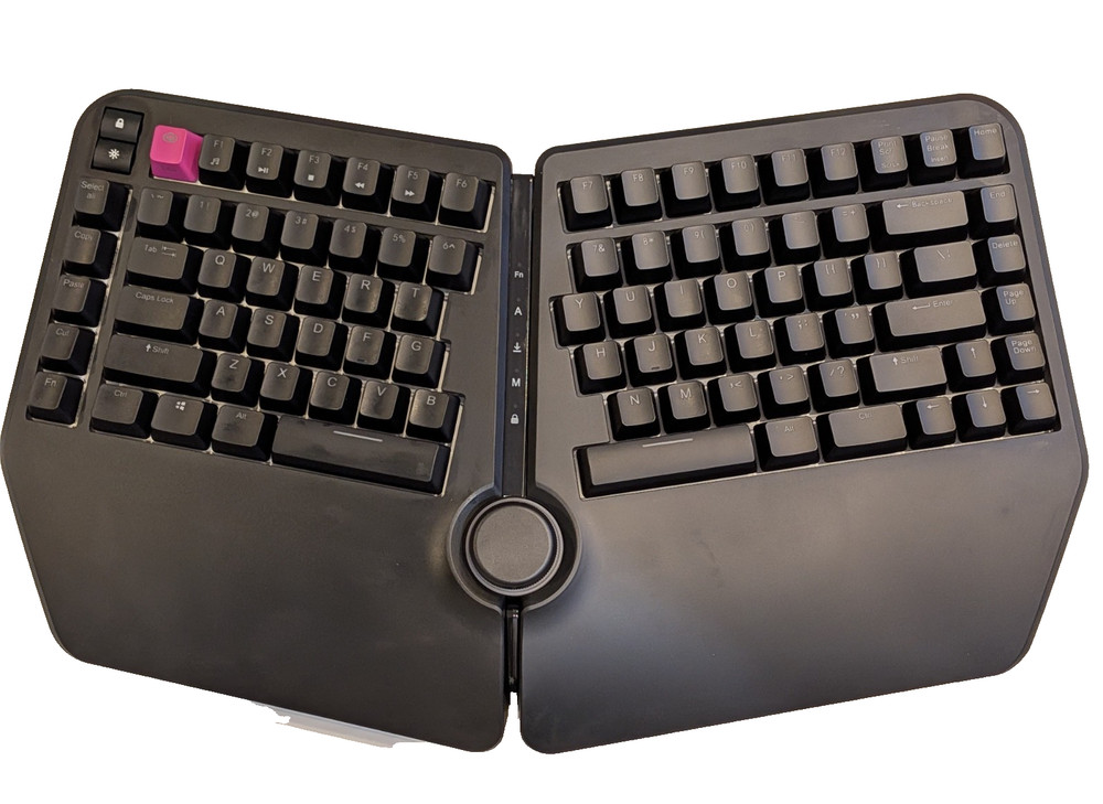 Cloud Nine ErgoTKL Ergonomic Split Mechanical Keyboard Brown Switches