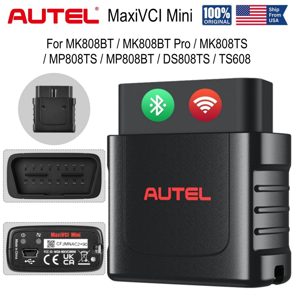 AUTEL MaxiVCI Mini Wireless Bluetooth Connection Interface for MK808BT MP808TS