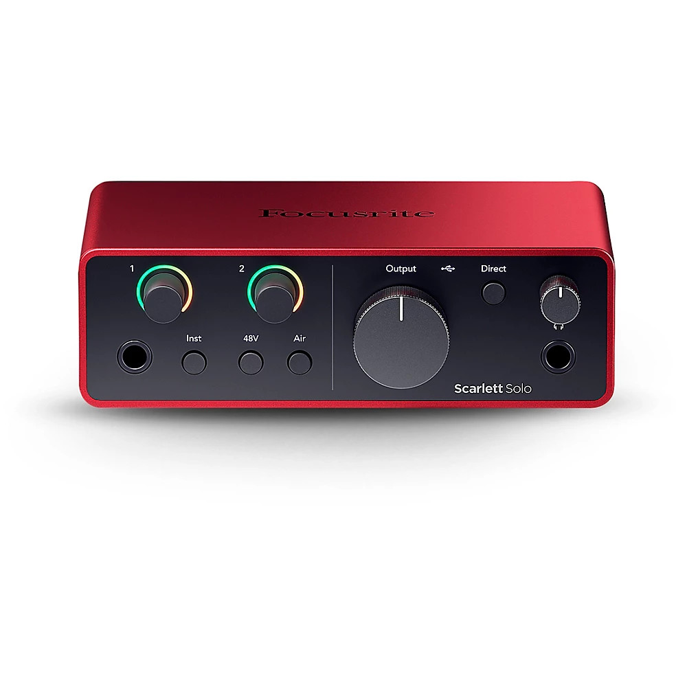 Focusrite Scarlett Solo USB-C Audio Interface (Gen 4)