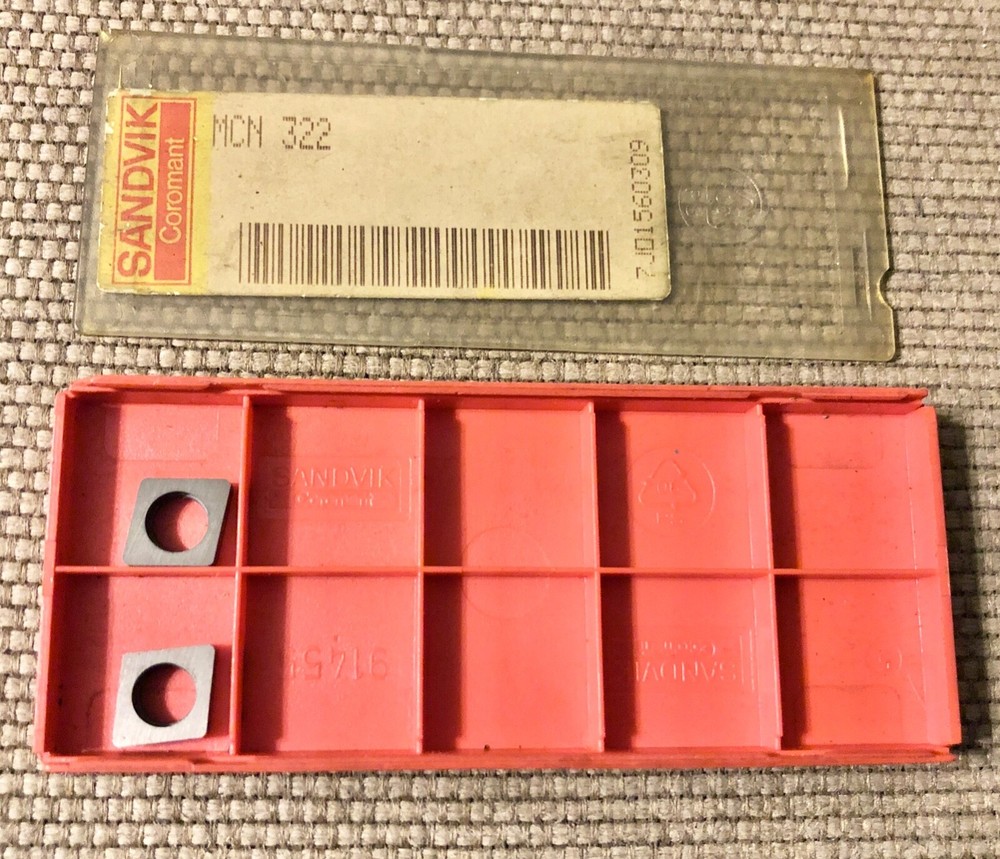 Sandvik Insert Seats - MCN 322 - QTY: 2