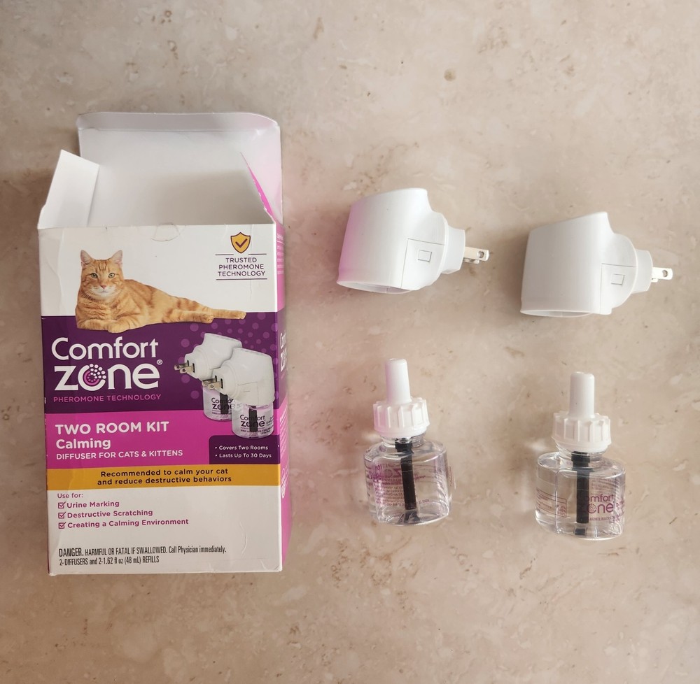 Comfort Zone 2 Room Kit, 2 Diffusers, and 2 Refills pack, NEW