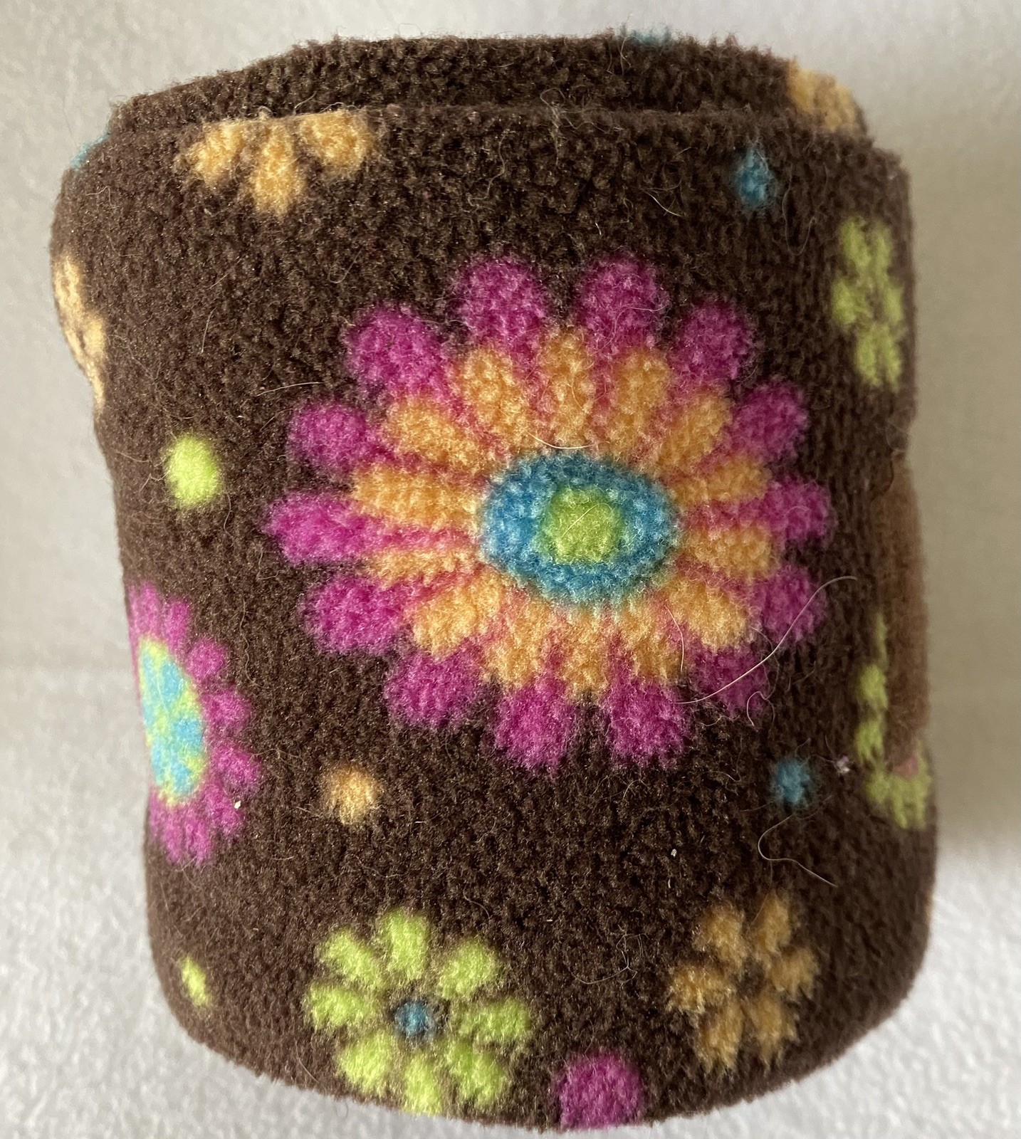 CLASSIC EQUINE Set of(4) POLO WRAPS ~Chocolate FLOWER Pattern~LIGHTLY USED~CLEAN