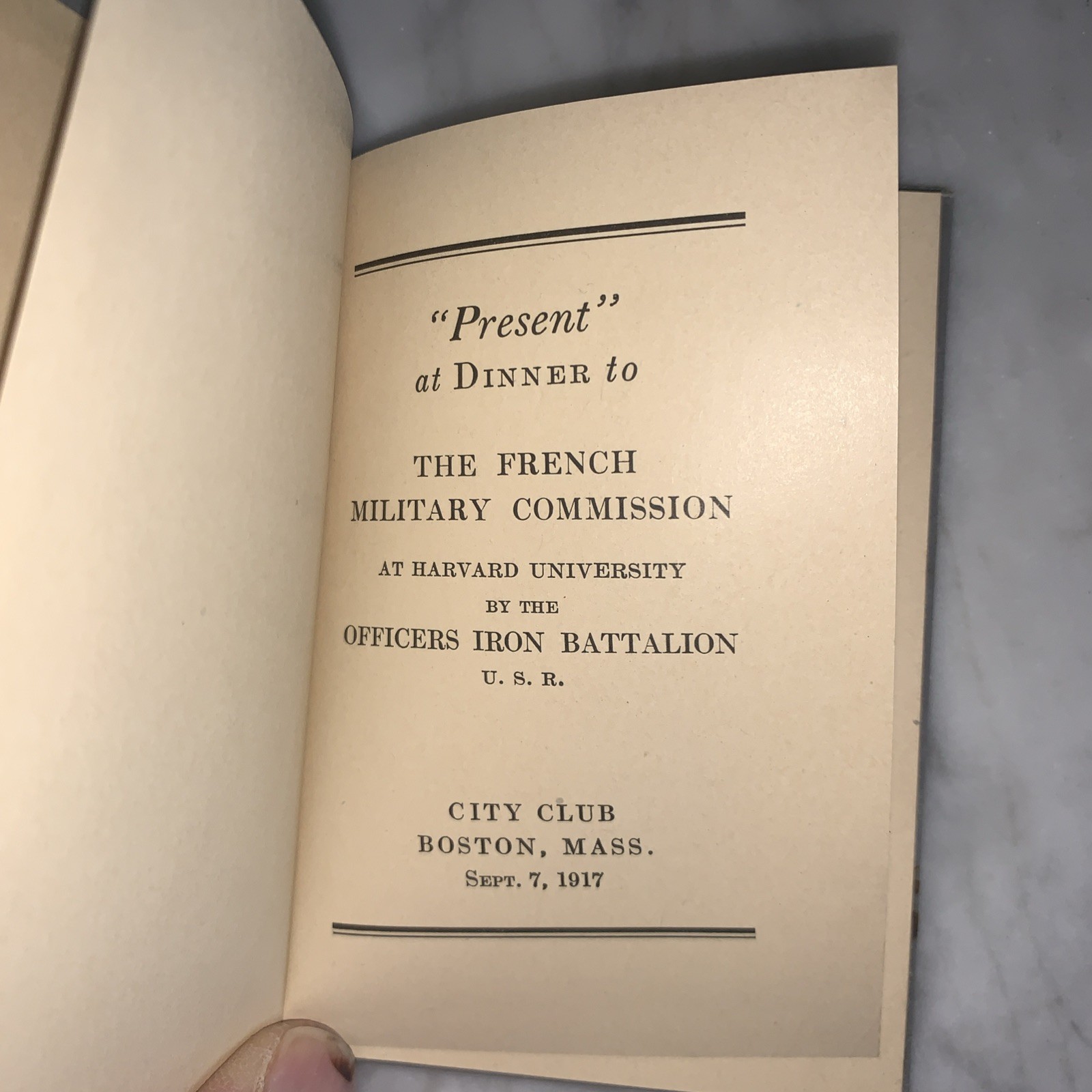 Battalion Officers Dinner Program 28th Infantry Division Pennsylvania