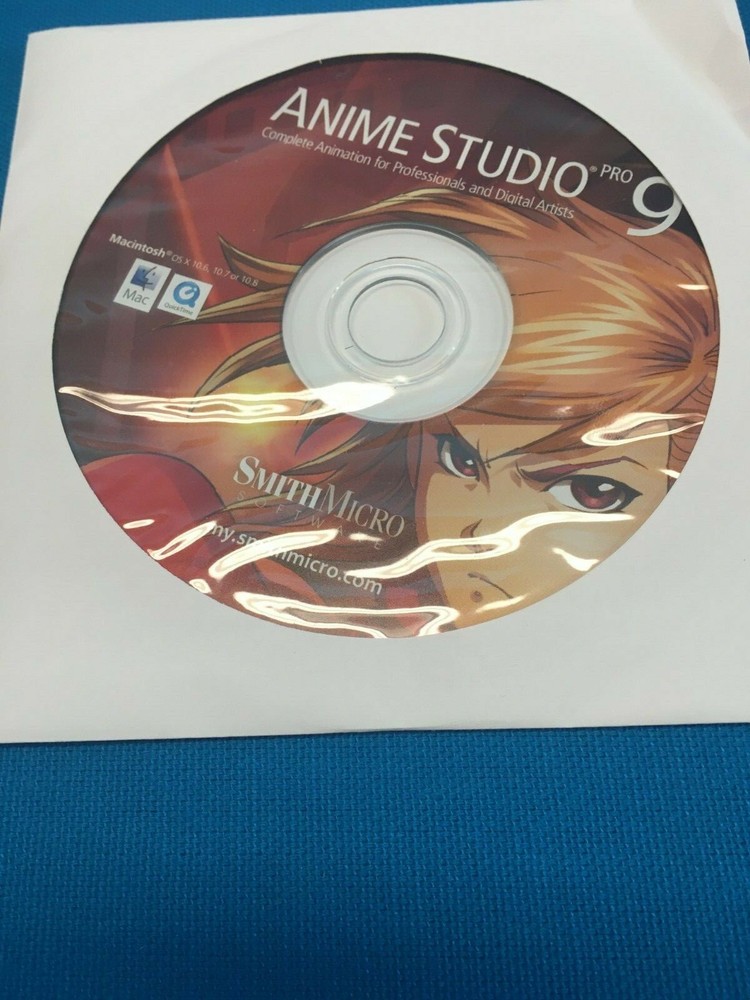 Anime Studio Pro 9 PC / MAC Discs Hybrid ASP90HBX2