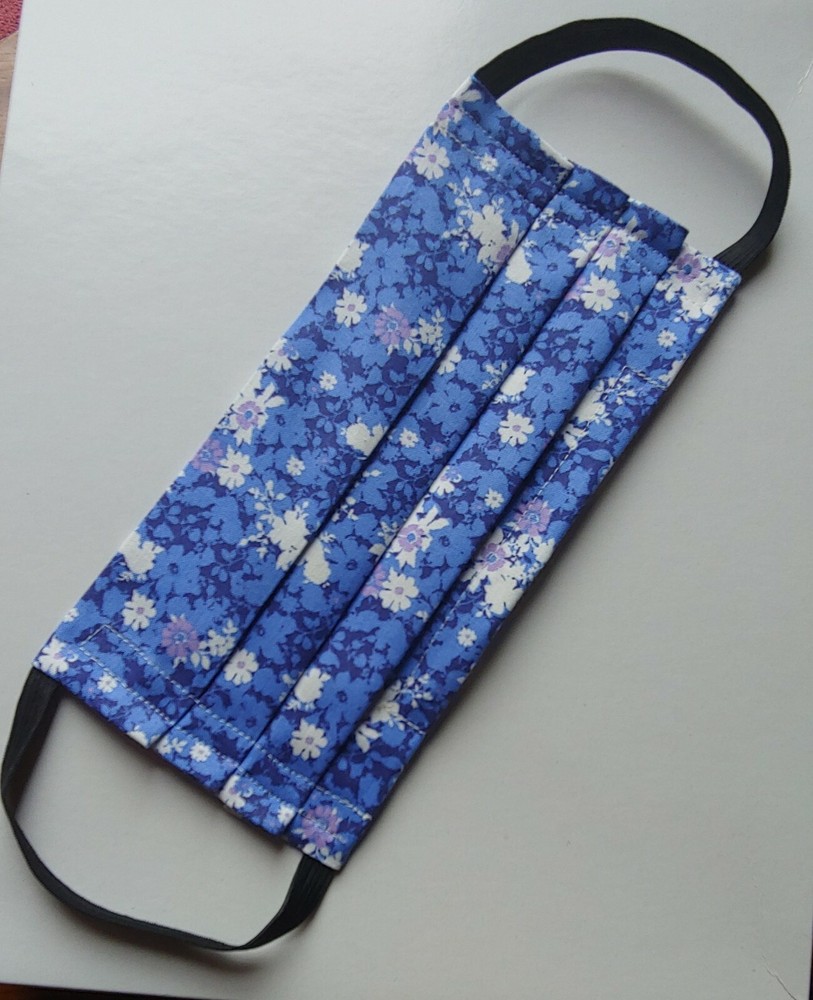 Handmade Fabric Face Mask - Reusable washable with filter pouch