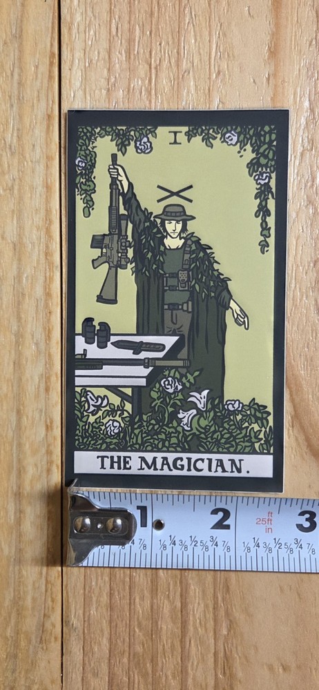 'The Magican' Authentic TFD Sticker (Task Force Doomer)