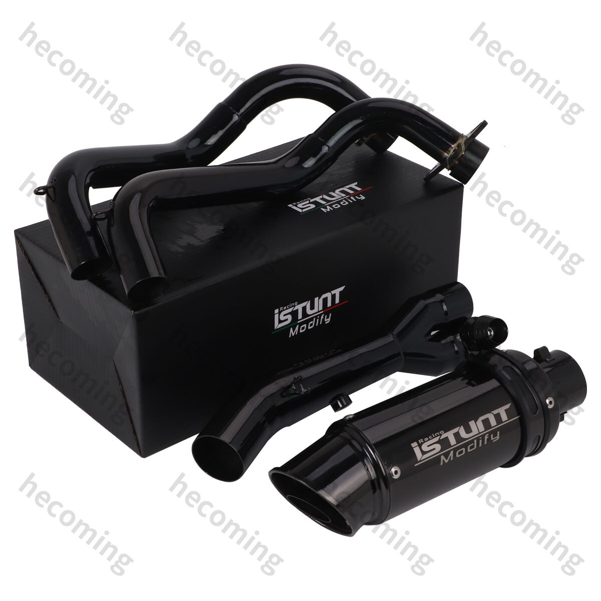 Full Motorcycle Exhaust System Baffle Muffler For Yamaha MT07 FZ07 R7 2022-2023