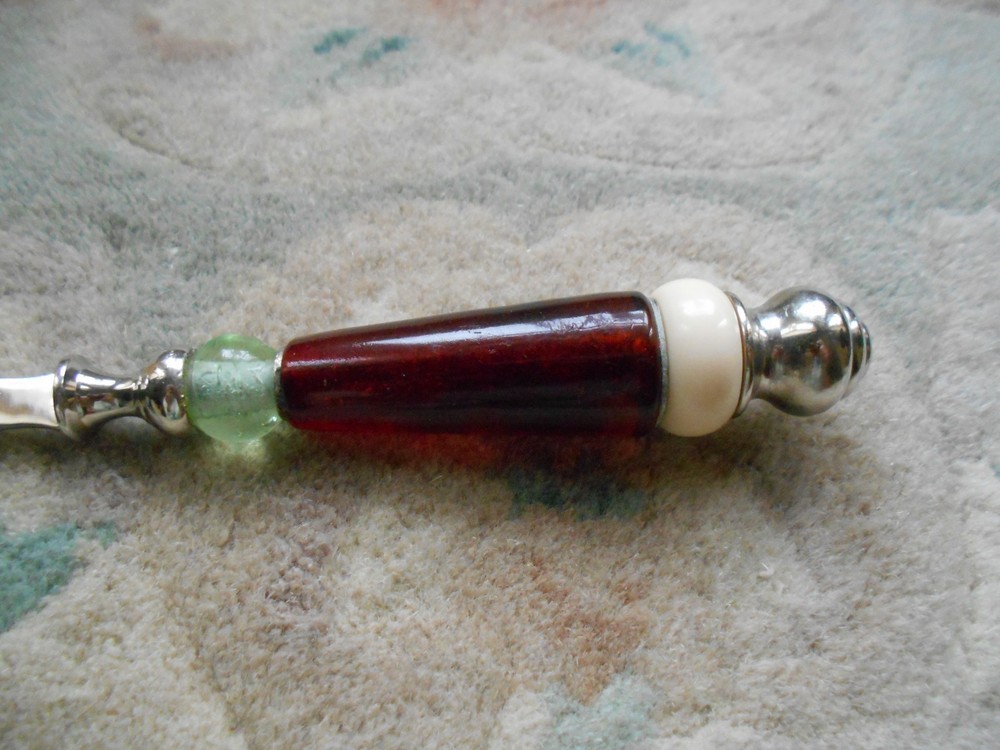 Glass Handled Cake Server